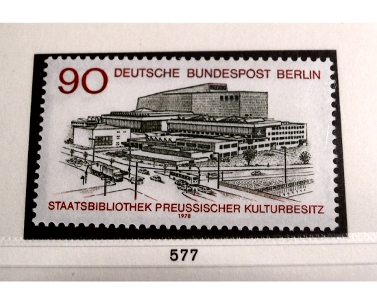 Briefmarke Staatsbibliothek Preußischer Kulturbesitz Berlin 1978