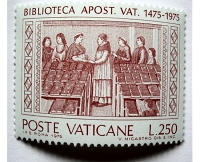 Briefmarke Biblioteca Apost. Vat. 
