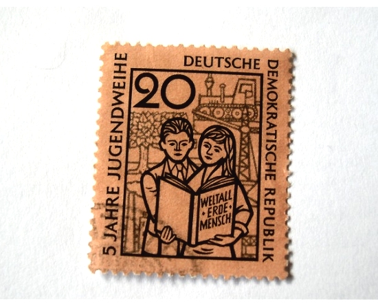 Briefmarke DDR 1959  - Weltall-Erde-Mensch