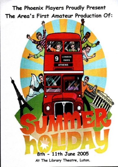 Plakat des Library Theatre "Summer Holiday"