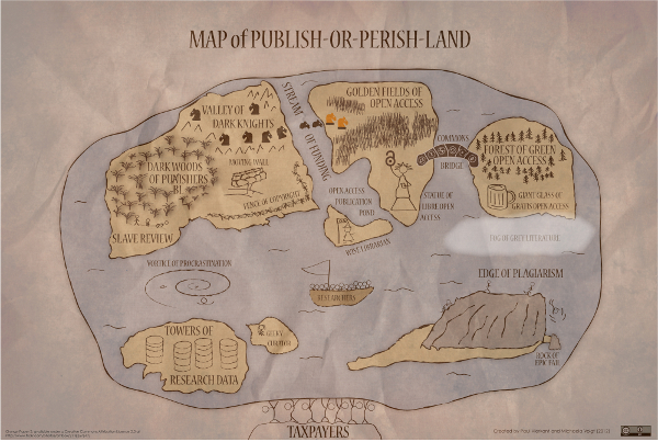 Map of Publish-or-Perish-Land (2012)