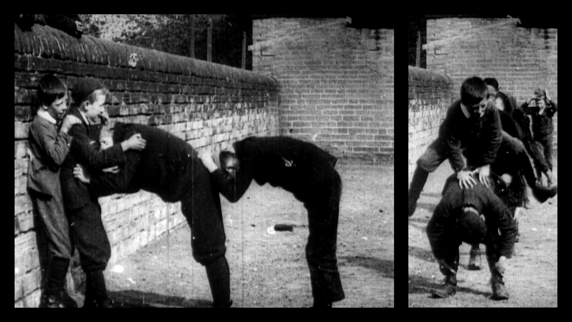 Abbildung 1: Leap Frog. Standbild aus dem Film All This Can Happen (Courtesy of BFI National Archive)