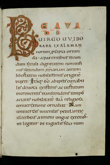 Abb. csg-0560_395; BU/Quelle: St. Gallen, Stiftsbibliothek, Cod. Sang. 560, p. 395