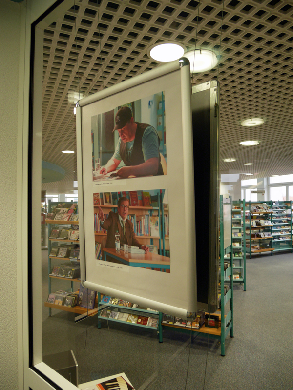 Lesungen finden regelmäßig in der Stadtbibliothek statt und werden dokumentiert