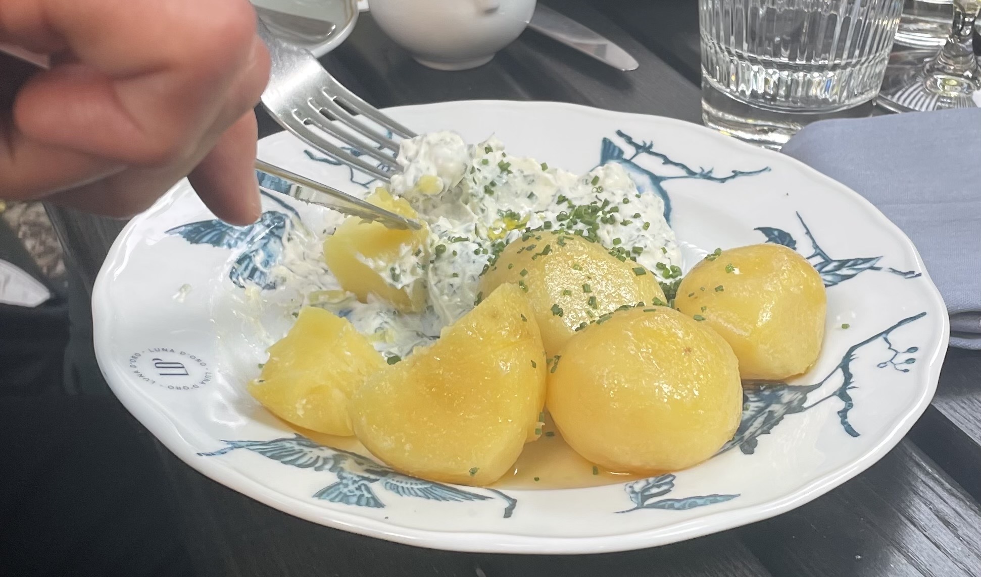 Kartoffeln und Quark