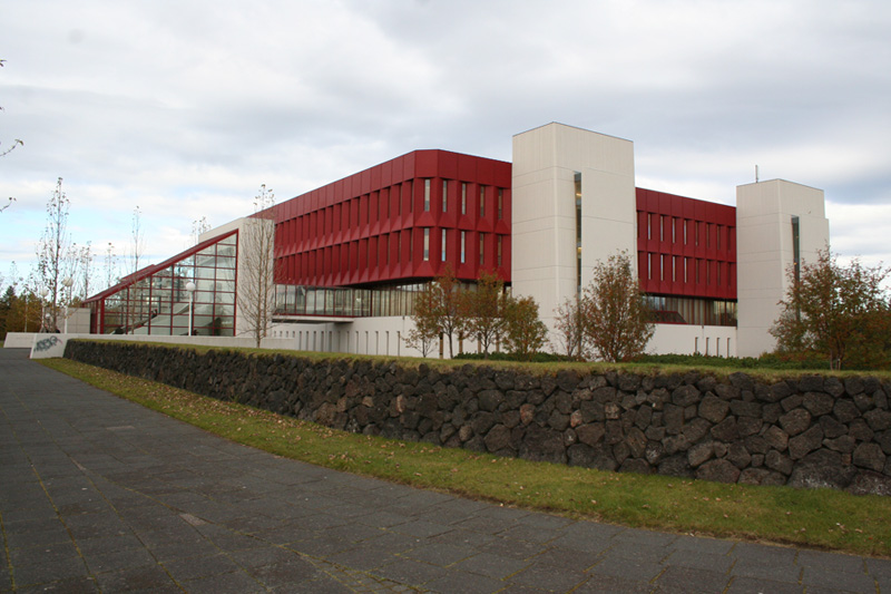 Die isländische Nationalbibliothek in Reykjavik